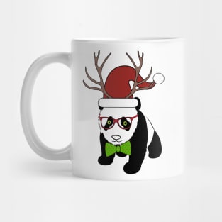 Hipster Christmas Panda Mug